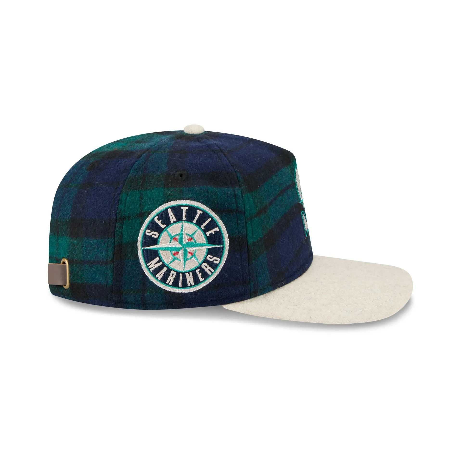 Seattle Mariners Plaid Letterman 19TWENTY Adjustable Hat sold by New Era product image thumbnail 4