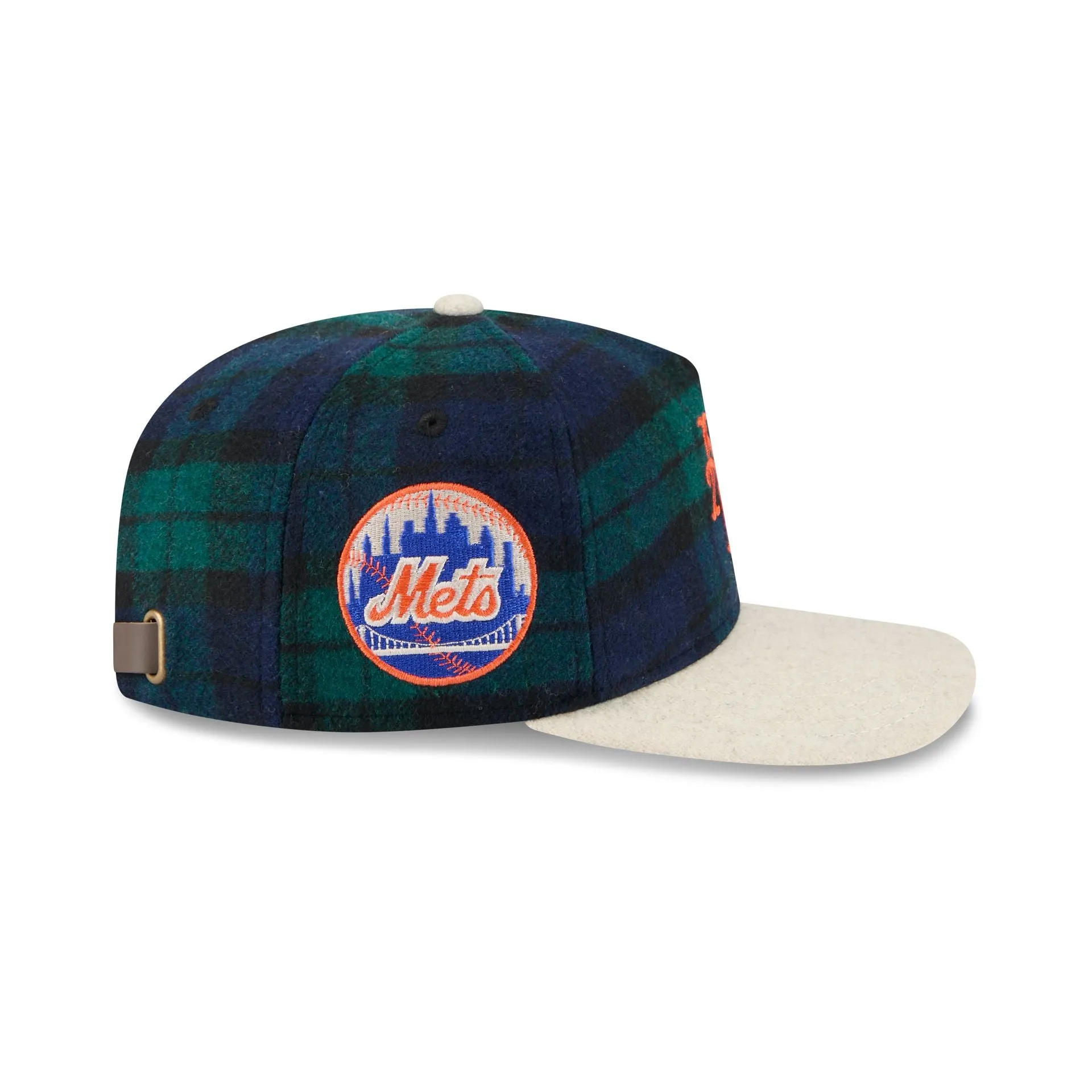 New York Mets Plaid Letterman 19TWENTY Adjustable Hat sold by New Era product image thumbnail 4