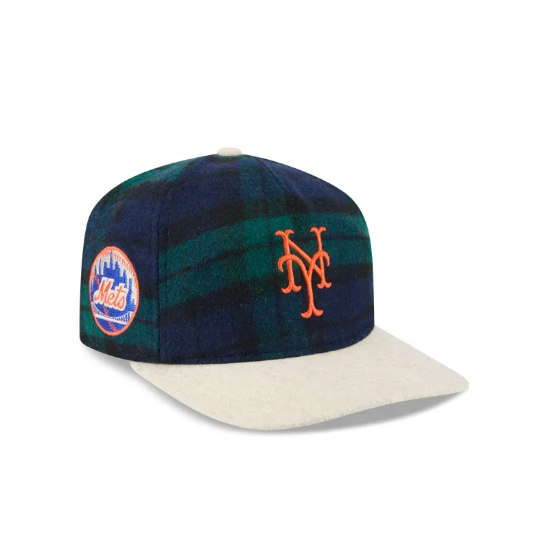 New York Mets Plaid Letterman 19TWENTY Adjustable Hat sold by New Era