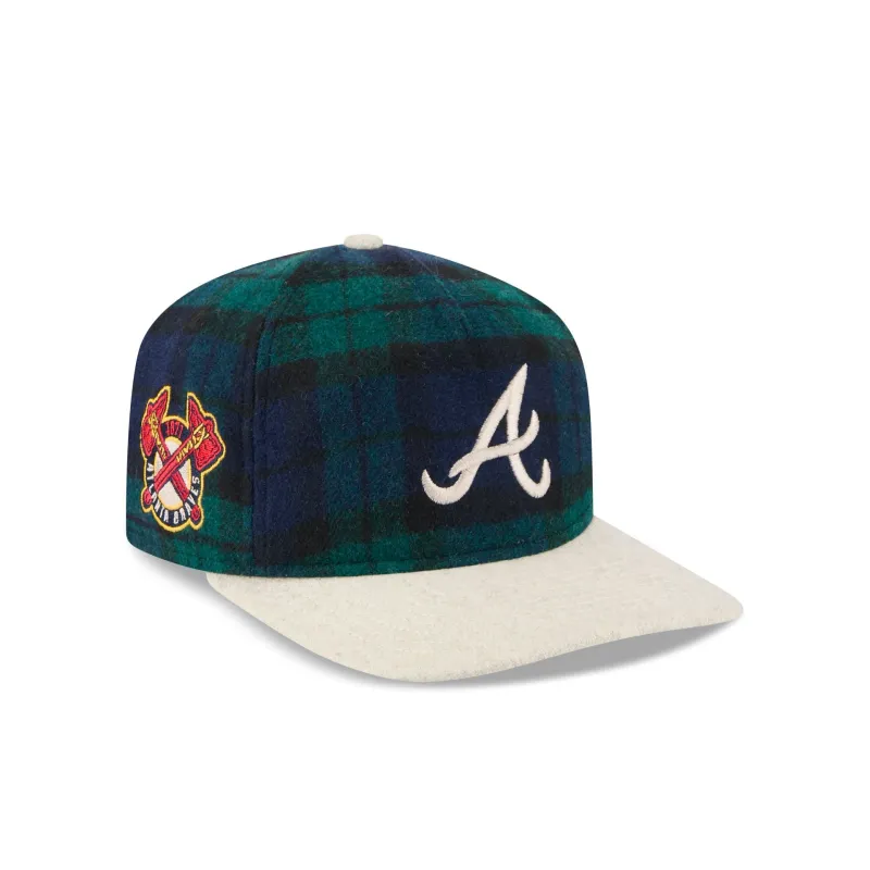 Atlanta Braves Plaid Letterman 19TWENTY Adjustable Hat sold by New Era