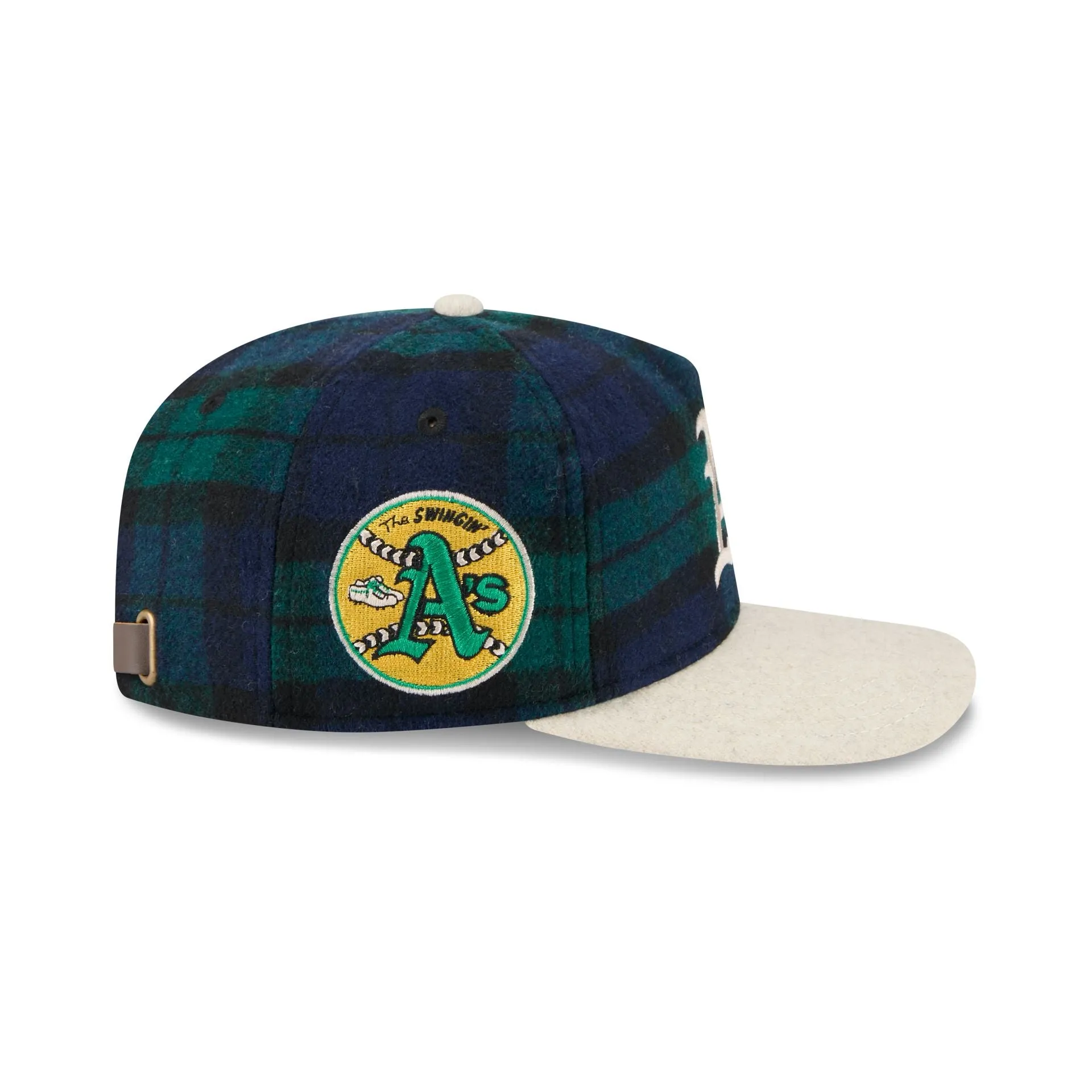 Athletics Plaid Letterman 19TWENTY Adjustable Hat sold by New Era product image thumbnail 4