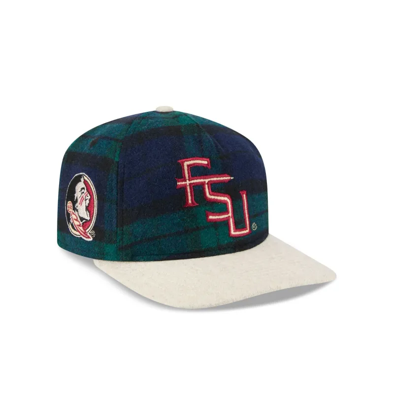 Florida State Seminoles Plaid Letterman 19TWENTY Adjustable Hat sold by New Era