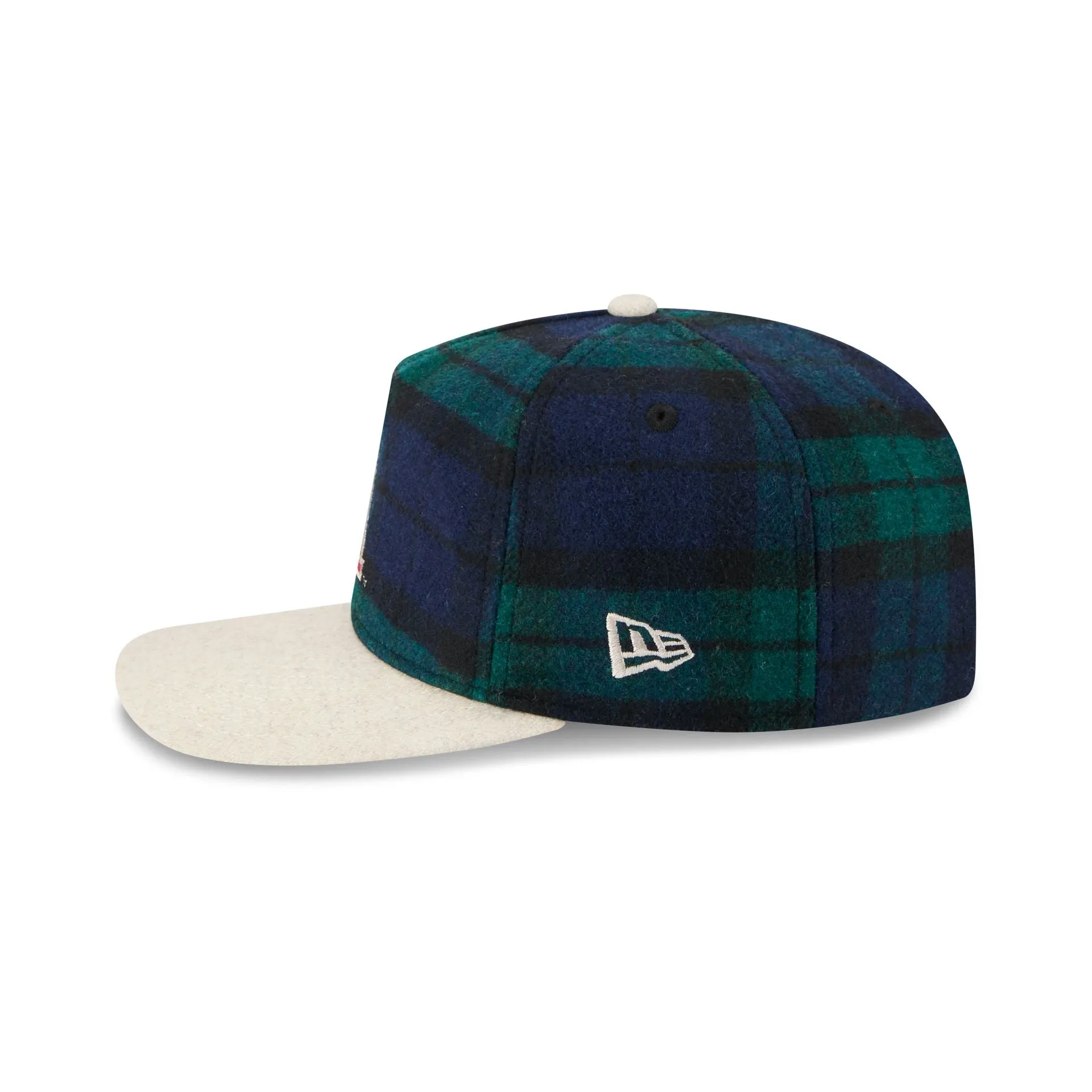 Alabama Crimson Tide College Vault Plaid Letterman 19TWENTY Adjustable Hat sold by New Era product image thumbnail 5