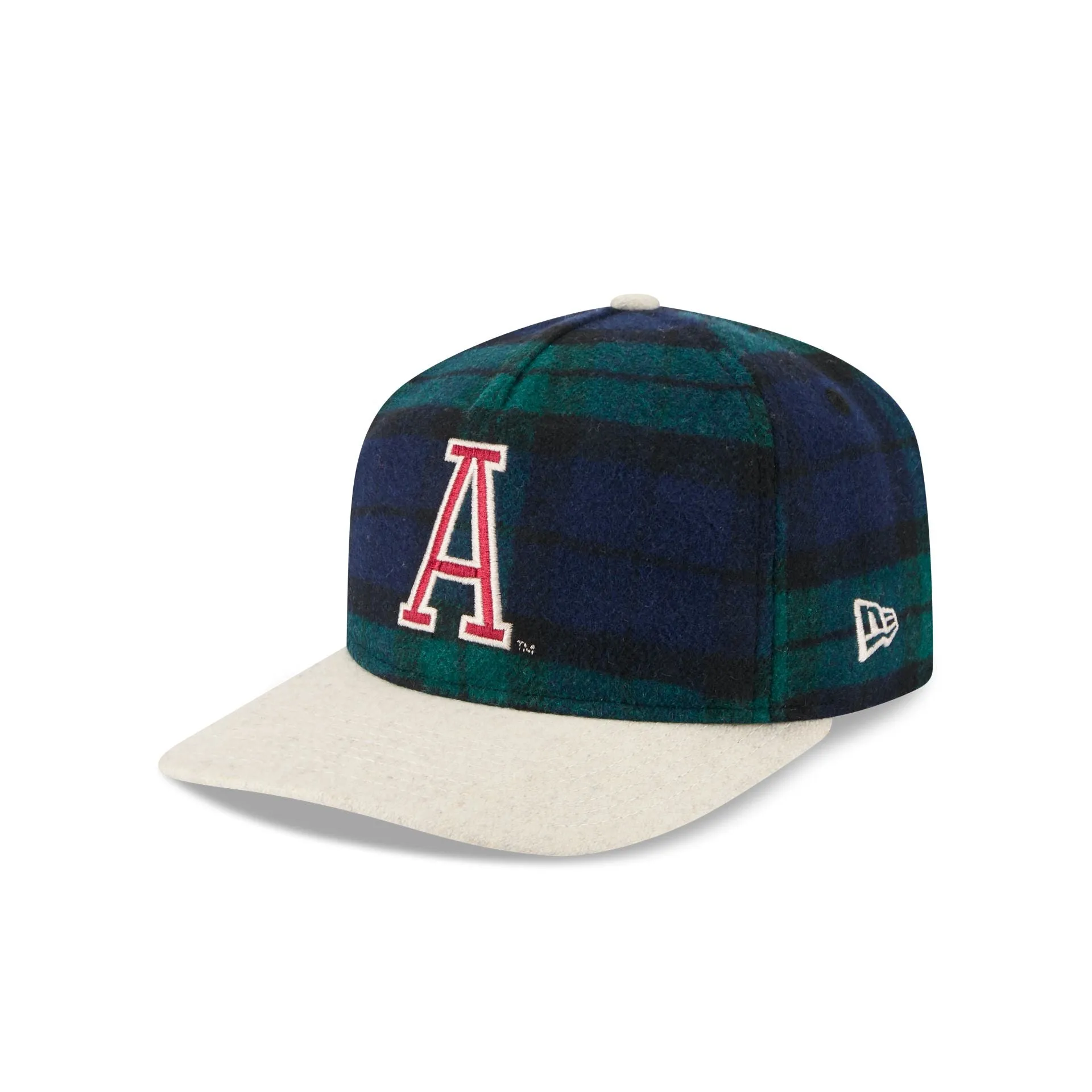 Alabama Crimson Tide College Vault Plaid Letterman 19TWENTY Adjustable Hat sold by New Era product image thumbnail 3