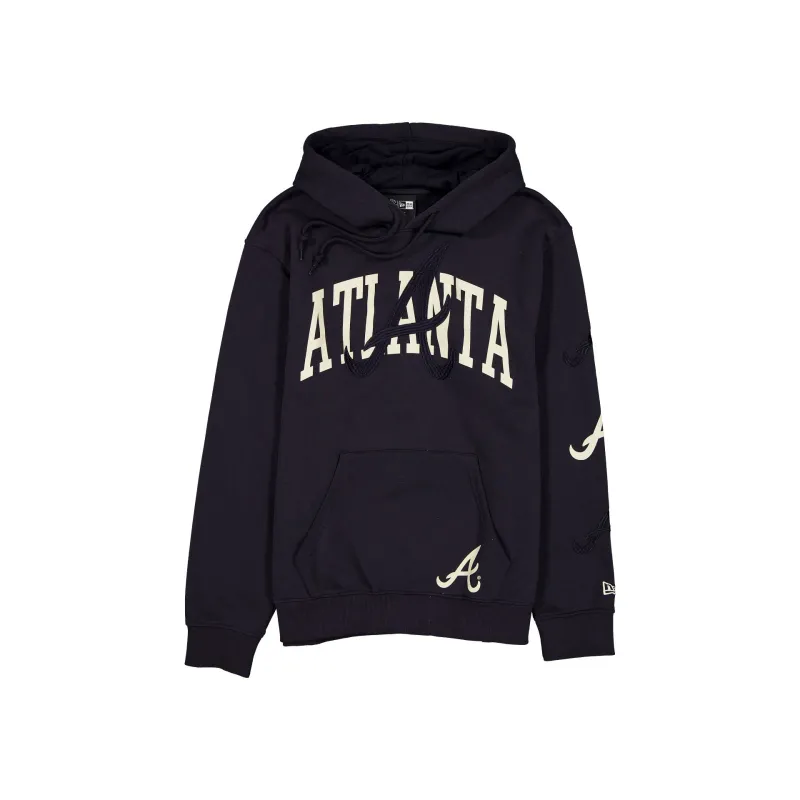 Atlanta Braves Overlay Navy Hoodie sold by New Era