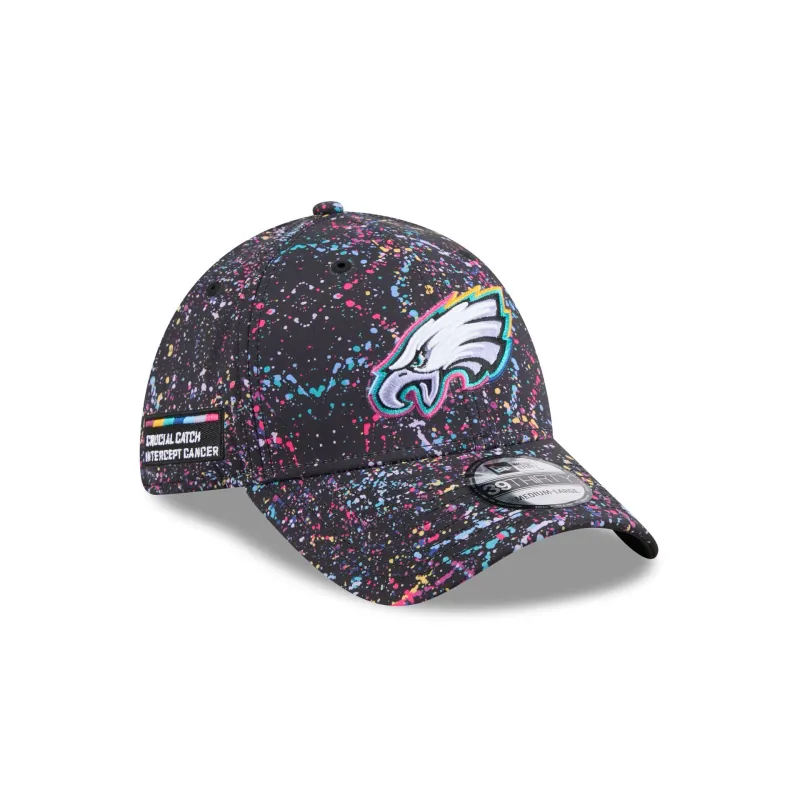 Philadelphia Eagles 2025 Crucial Catch 39THIRTY Stretch Fit Hat sold by New Era
