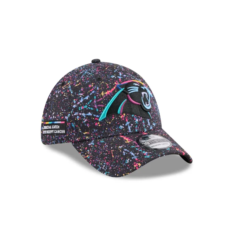 Carolina Panthers 2025 Crucial Catch 39THIRTY Stretch Fit Hat sold by New Era