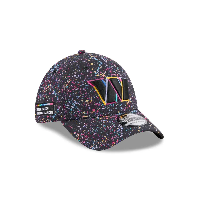 Washington Commanders 2025 Crucial Catch 39THIRTY Stretch Fit Hat made by New Era