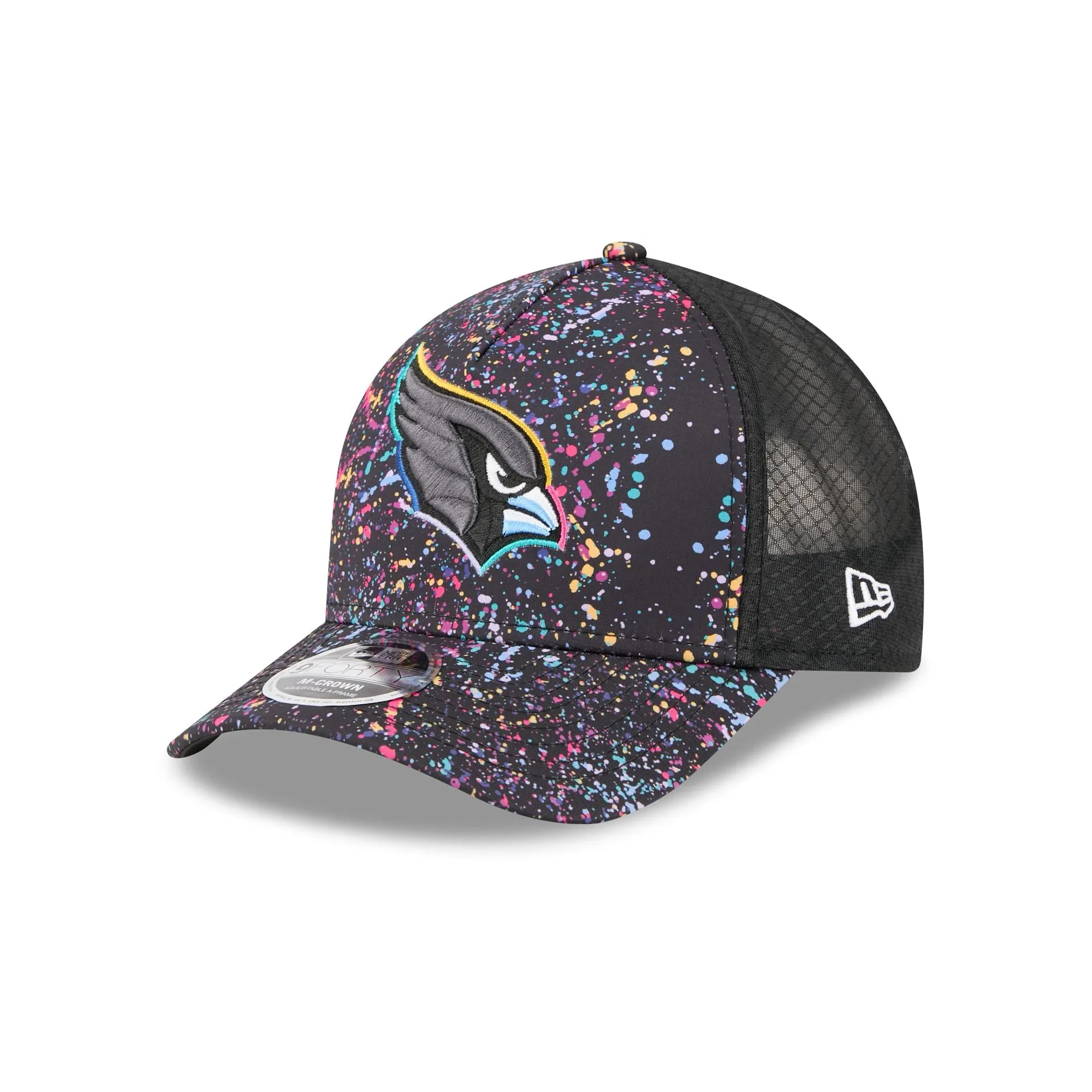 Arizona Cardinals 2025 Crucial Catch 9FORTY M-Crown A-Frame Trucker Hat sold by New Era product image thumbnail 3