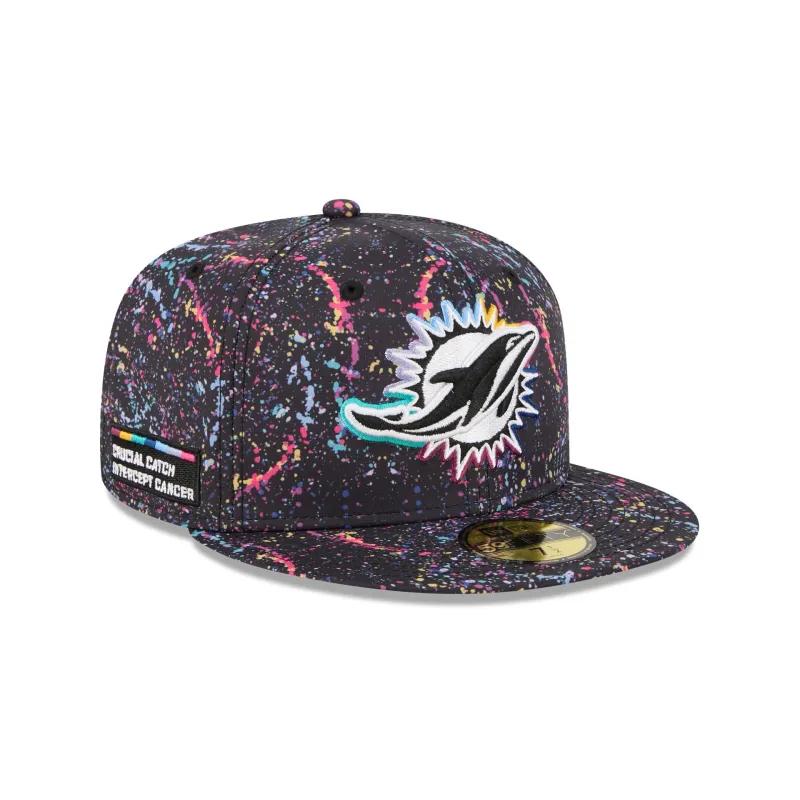 Miami Dolphins 2025 Crucial Catch 59FIFTY Fitted Hat sold by New Era