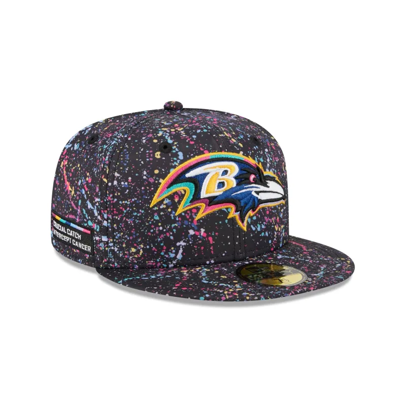Baltimore Ravens 2025 Crucial Catch 59FIFTY Fitted Hat sold by New Era