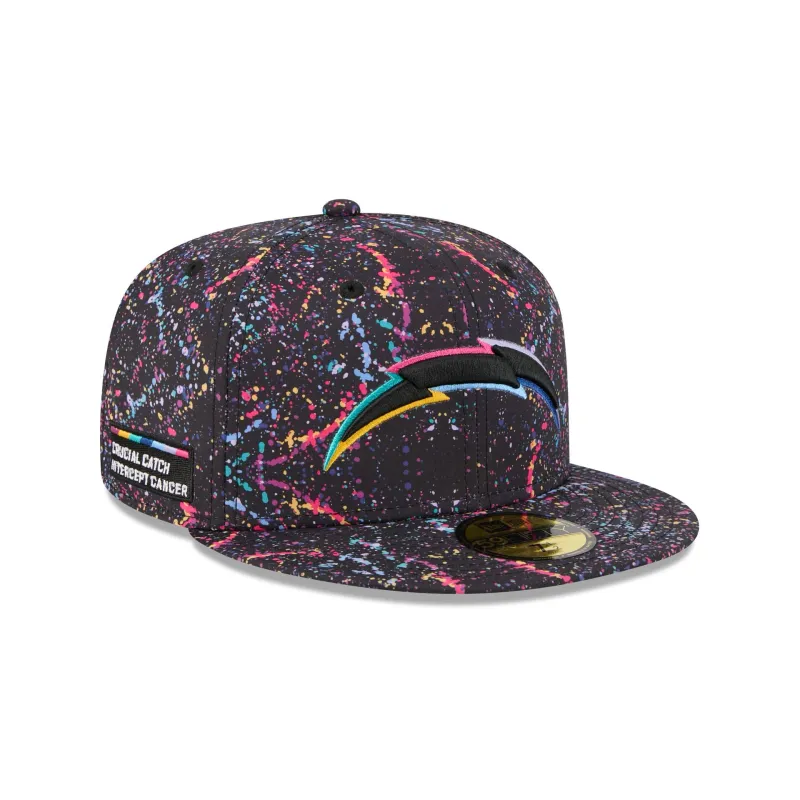 Los Angeles Chargers 2025 Crucial Catch 59FIFTY Fitted Hat sold by New Era