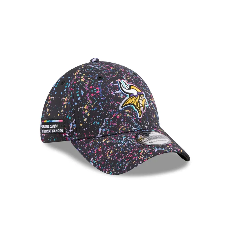 Minnesota Vikings 2025 Crucial Catch 39THIRTY Stretch Fit Hat made by New Era
