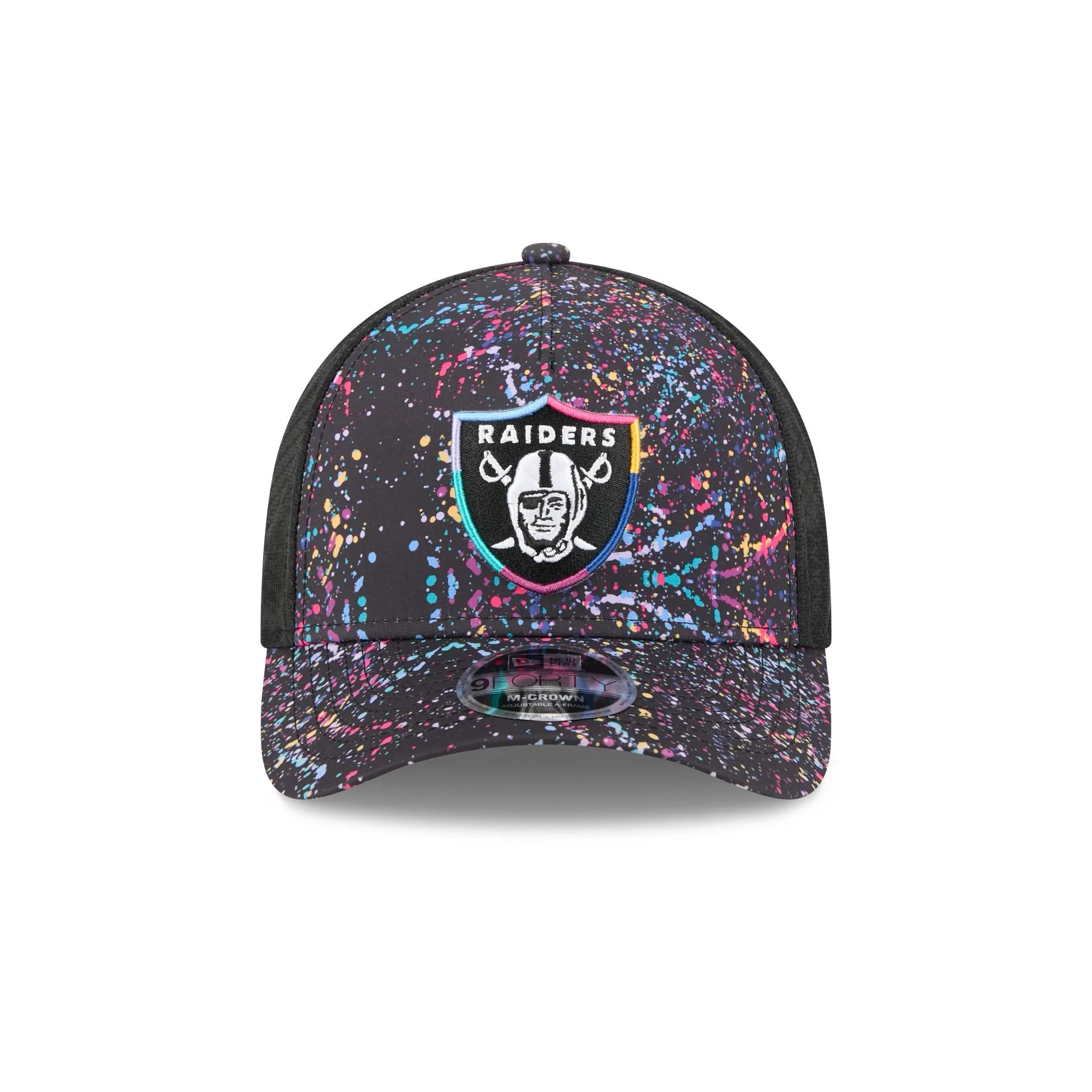 Las Vegas Raiders 2025 Crucial Catch 9FORTY M-Crown A-Frame Trucker Hat sold by New Era product image thumbnail 2