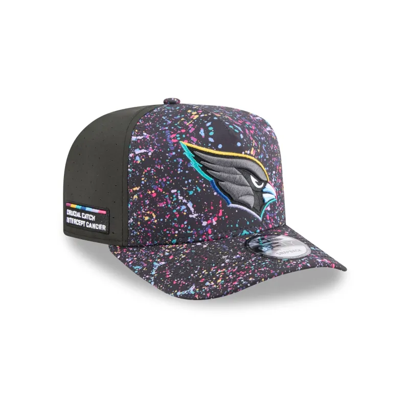 Arizona Cardinals 2025 Crucial Catch 9FIFTY A-Frame Snapback Hat sold by New Era