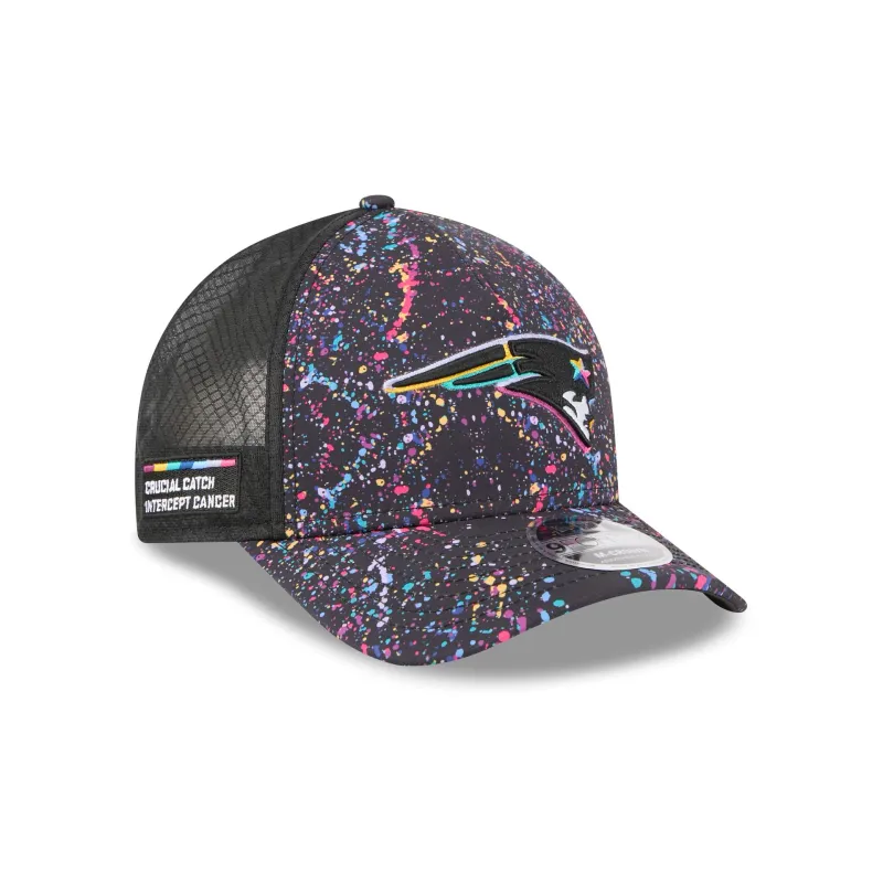 New England Patriots 2025 Crucial Catch 9FORTY M-Crown A-Frame Trucker Hat sold by New Era