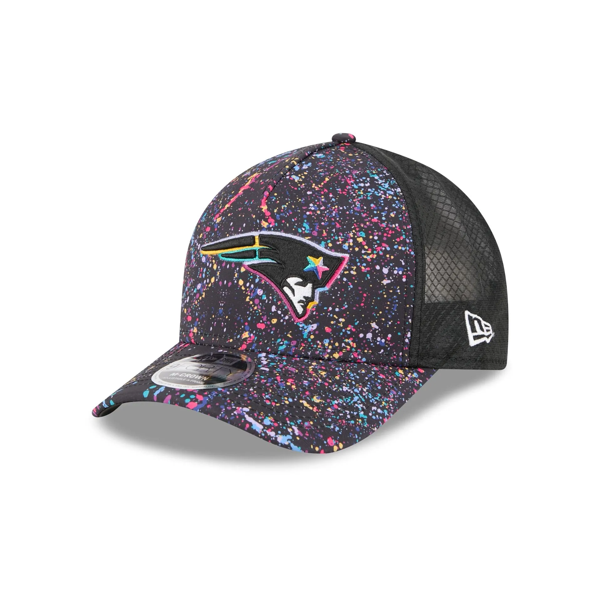 New England Patriots 2025 Crucial Catch 9FORTY M-Crown A-Frame Trucker Hat sold by New Era product image thumbnail 3