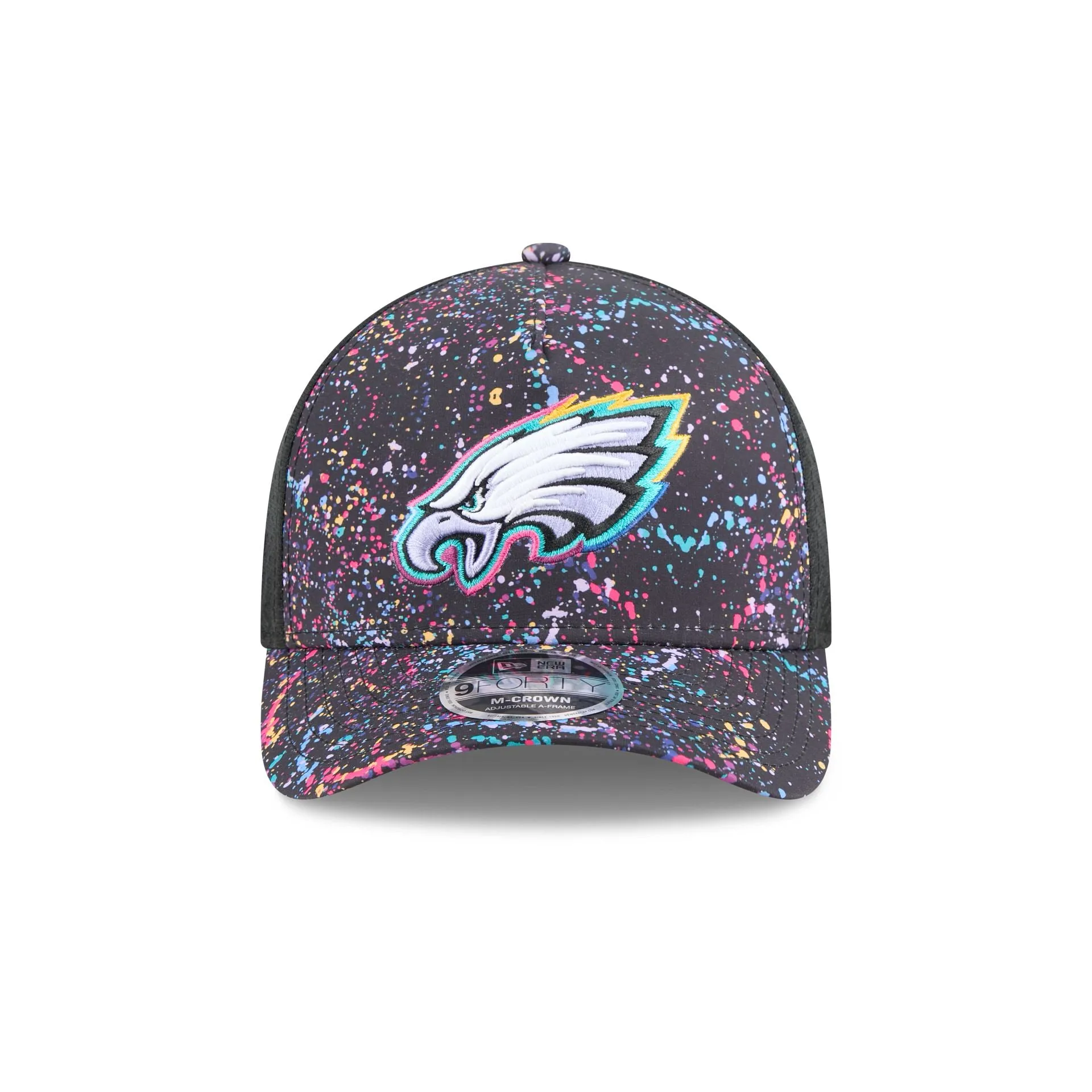 Philadelphia Eagles 2025 Crucial Catch 9FORTY M-Crown A-Frame Trucker Hat sold by New Era product image thumbnail 2