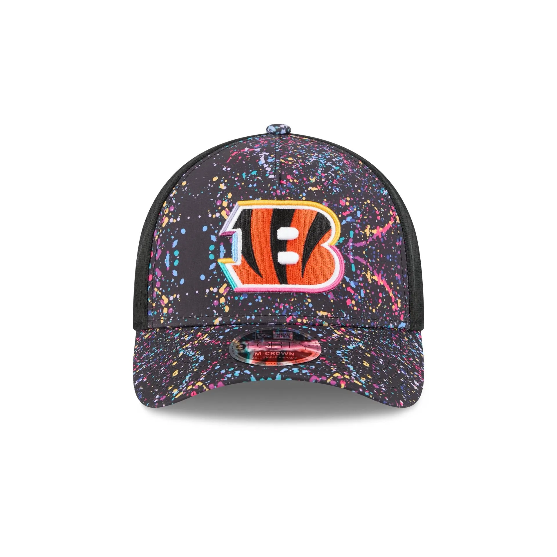 Cincinnati Bengals 2025 Crucial Catch 9FORTY M-Crown A-Frame Trucker Hat sold by New Era product image thumbnail 2