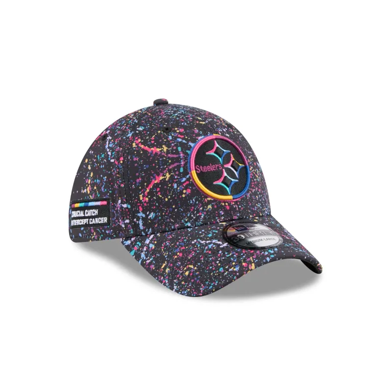 Pittsburgh Steelers 2025 Crucial Catch 39THIRTY Stretch Fit Hat sold by New Era