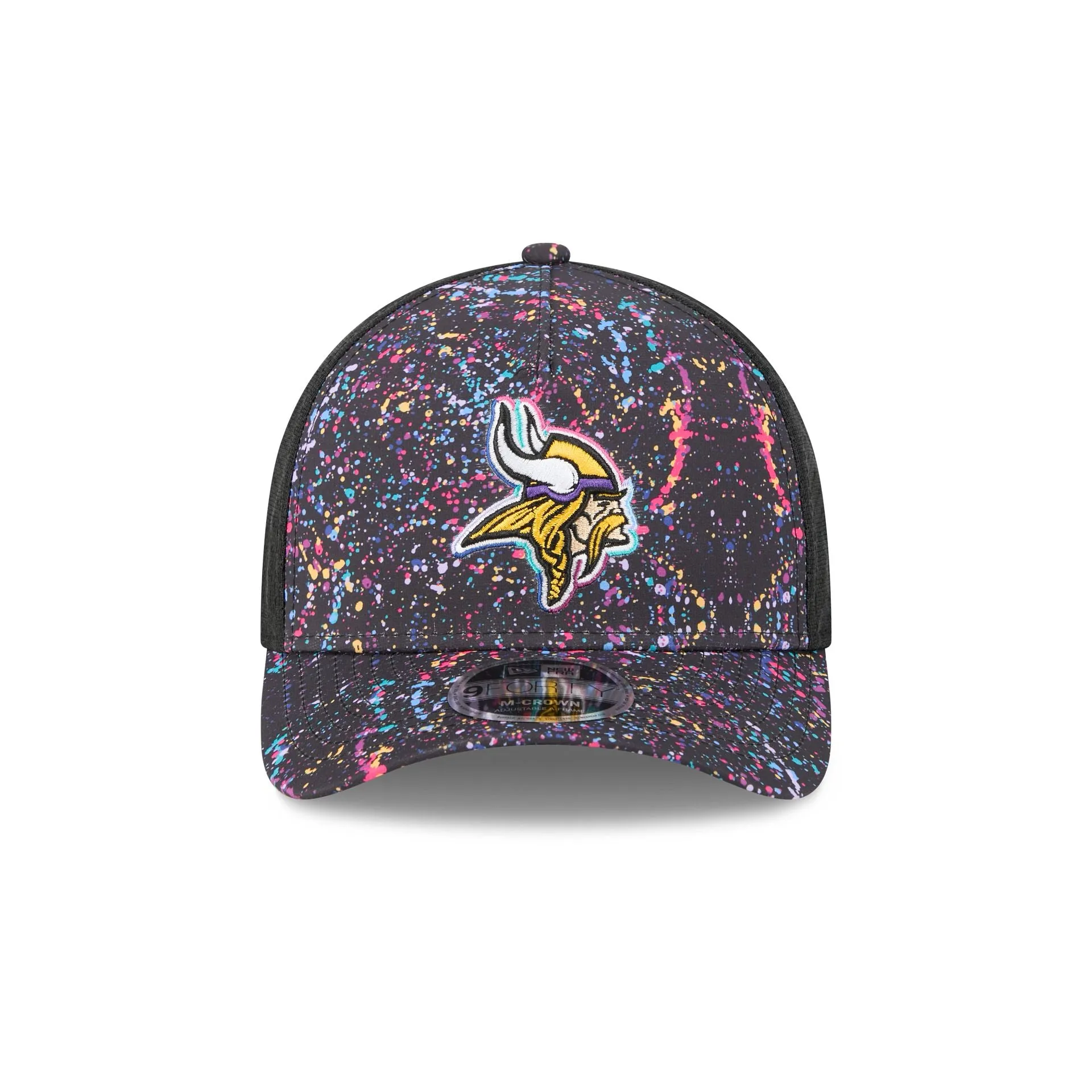 Minnesota Vikings 2025 Crucial Catch 9FORTY M-Crown A-Frame Trucker Hat sold by New Era product image thumbnail 2