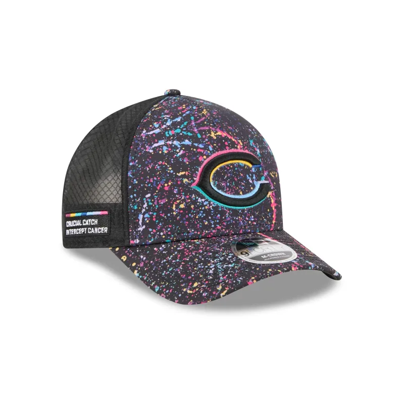Chicago Bears 2025 Crucial Catch 9FORTY M-Crown A-Frame Trucker Hat sold by New Era