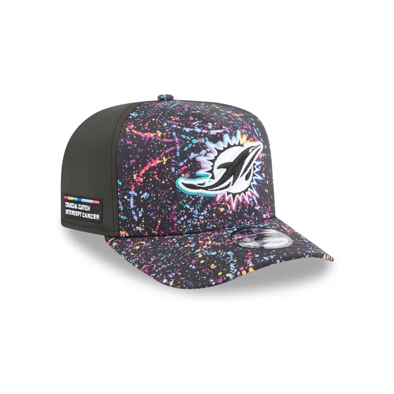 Miami Dolphins 2025 Crucial Catch 9FIFTY A-Frame Snapback Hat sold by New Era