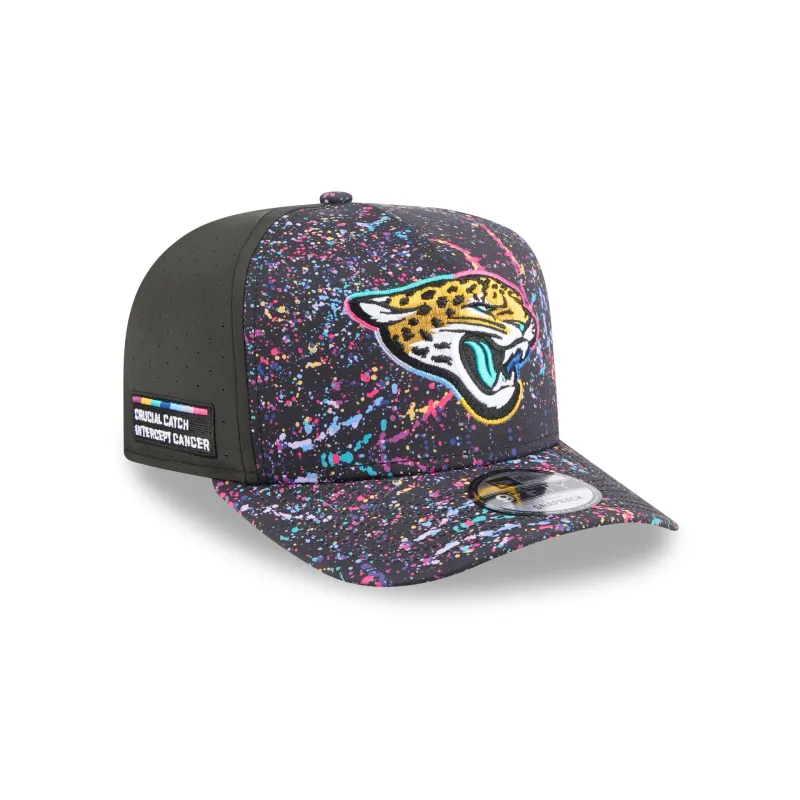 Jacksonville Jaguars 2025 Crucial Catch 9FIFTY A-Frame Snapback Hat sold by New Era