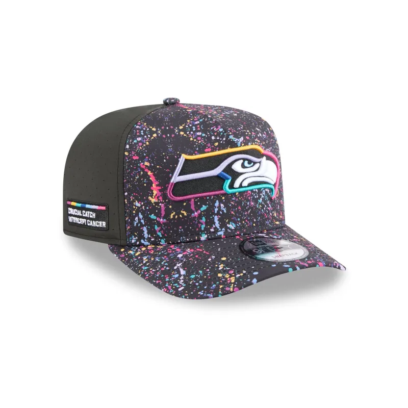 Seattle Seahawks 2025 Crucial Catch 9FIFTY A-Frame Snapback Hat sold by New Era