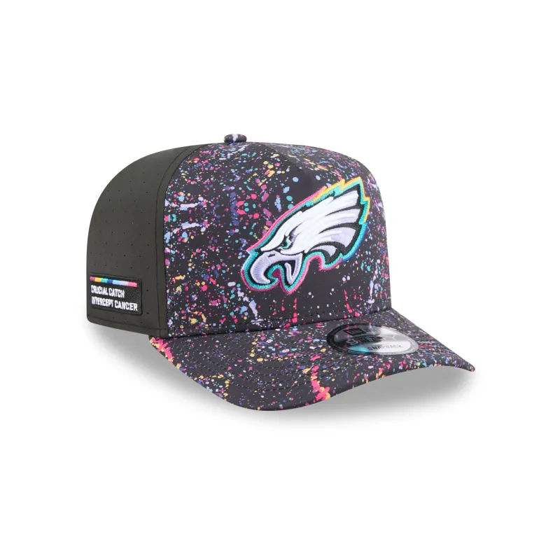 Philadelphia Eagles 2025 Crucial Catch 9FIFTY A-Frame Snapback Hat sold by New Era
