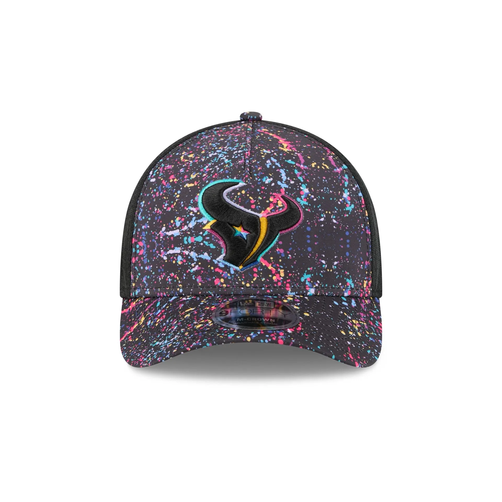 Houston Texans 2025 Crucial Catch 9FORTY M-Crown A-Frame Trucker Hat sold by New Era product image thumbnail 2