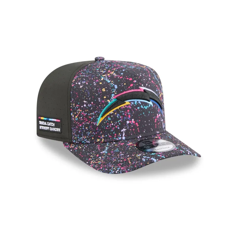 Los Angeles Chargers 2025 Crucial Catch 9FIFTY A-Frame Snapback Hat sold by New Era