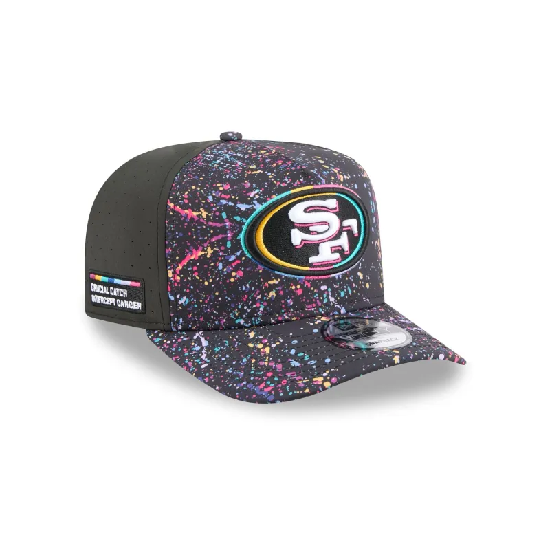 San Francisco 49ers 2025 Crucial Catch 9FIFTY A-Frame Snapback Hat sold by New Era