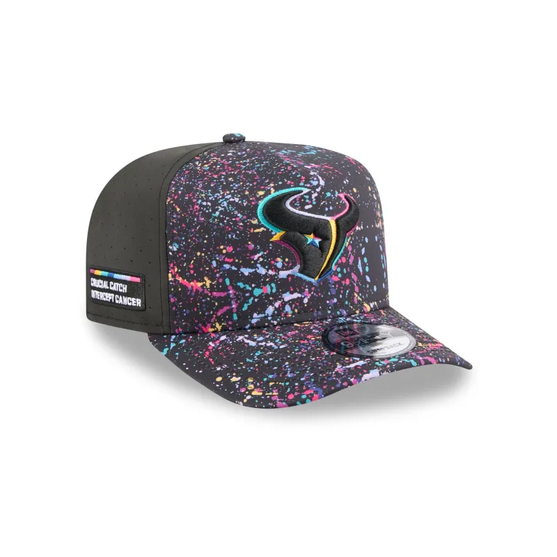 Houston Texans 2025 Crucial Catch 9FIFTY A-Frame Snapback Hat sold by New Era