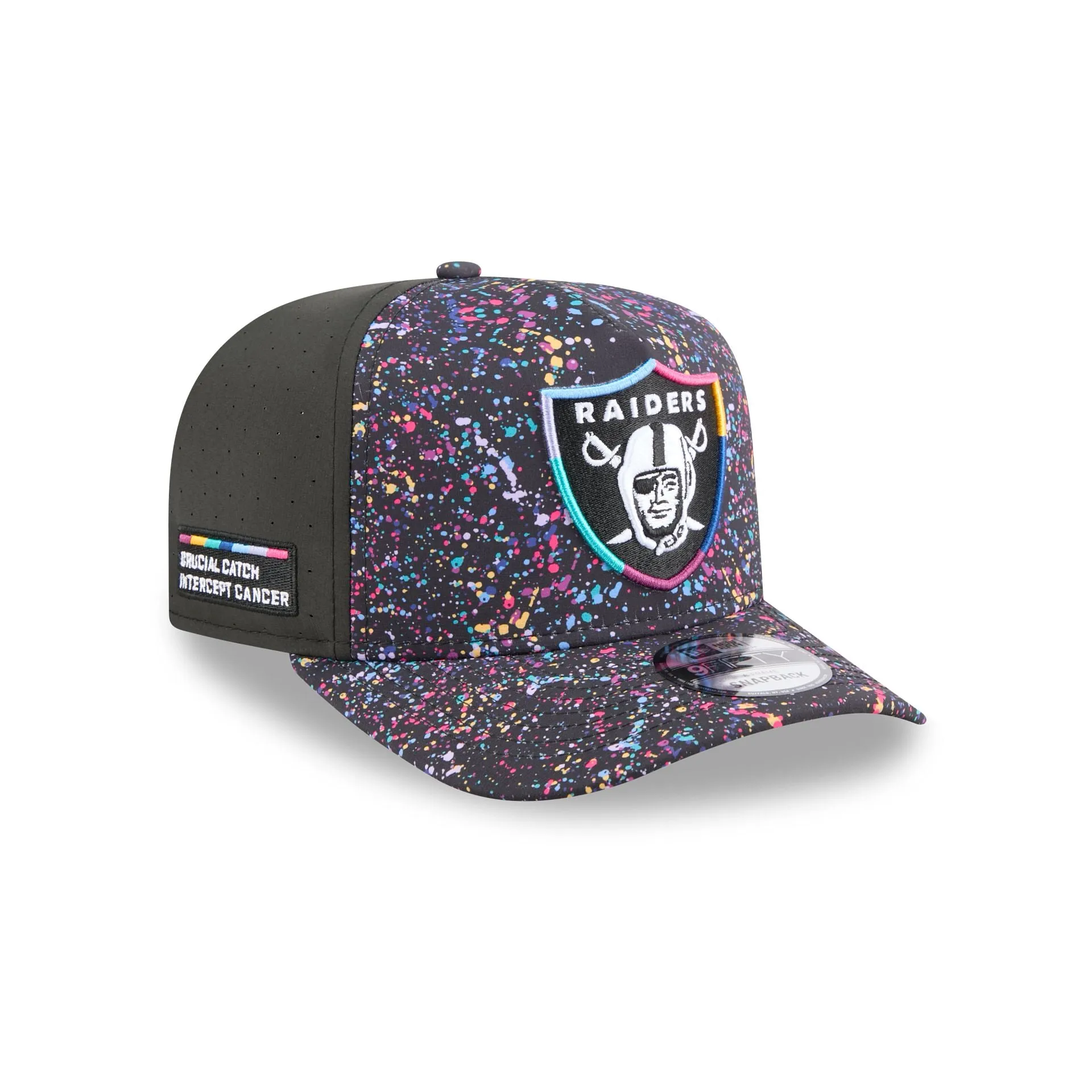 Las Vegas Raiders 2025 Crucial Catch 9FIFTY A-Frame Snapback Hat sold by New Era