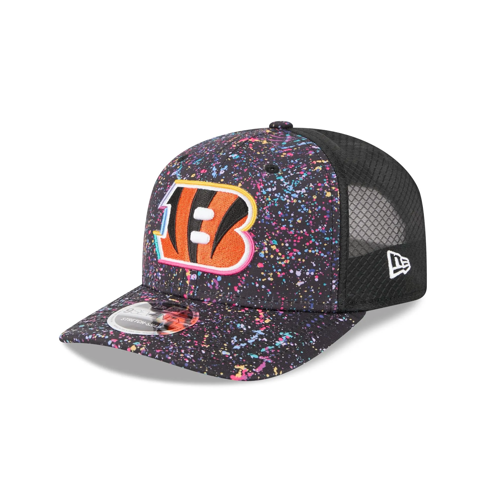 Cincinnati Bengals 2025 Crucial Catch 9SEVENTY Trucker Hat sold by New Era product image thumbnail 3