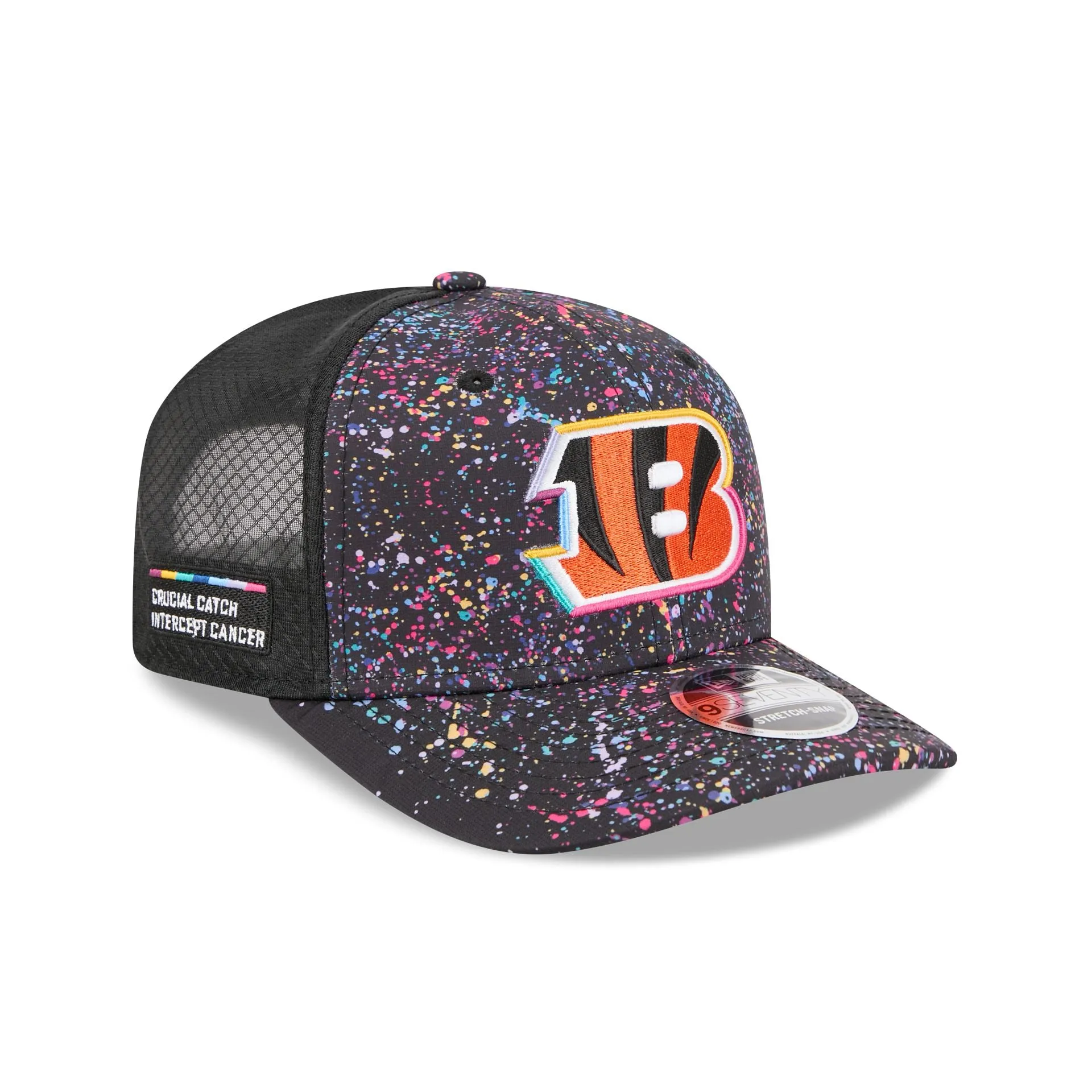 Cincinnati Bengals 2025 Crucial Catch 9SEVENTY Trucker Hat sold by New Era