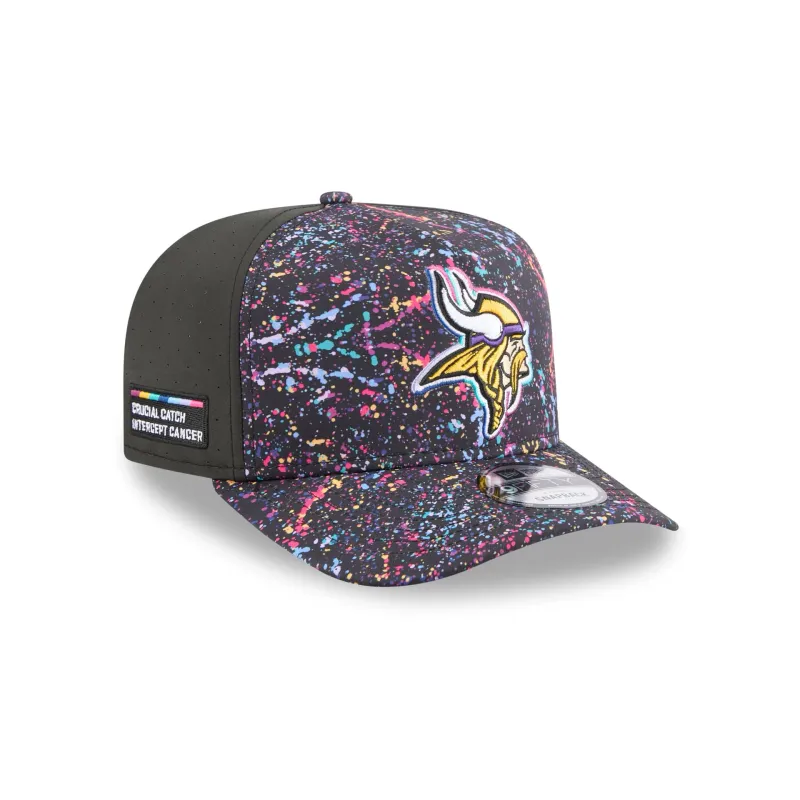 Minnesota Vikings 2025 Crucial Catch 9FIFTY A-Frame Snapback Hat sold by New Era