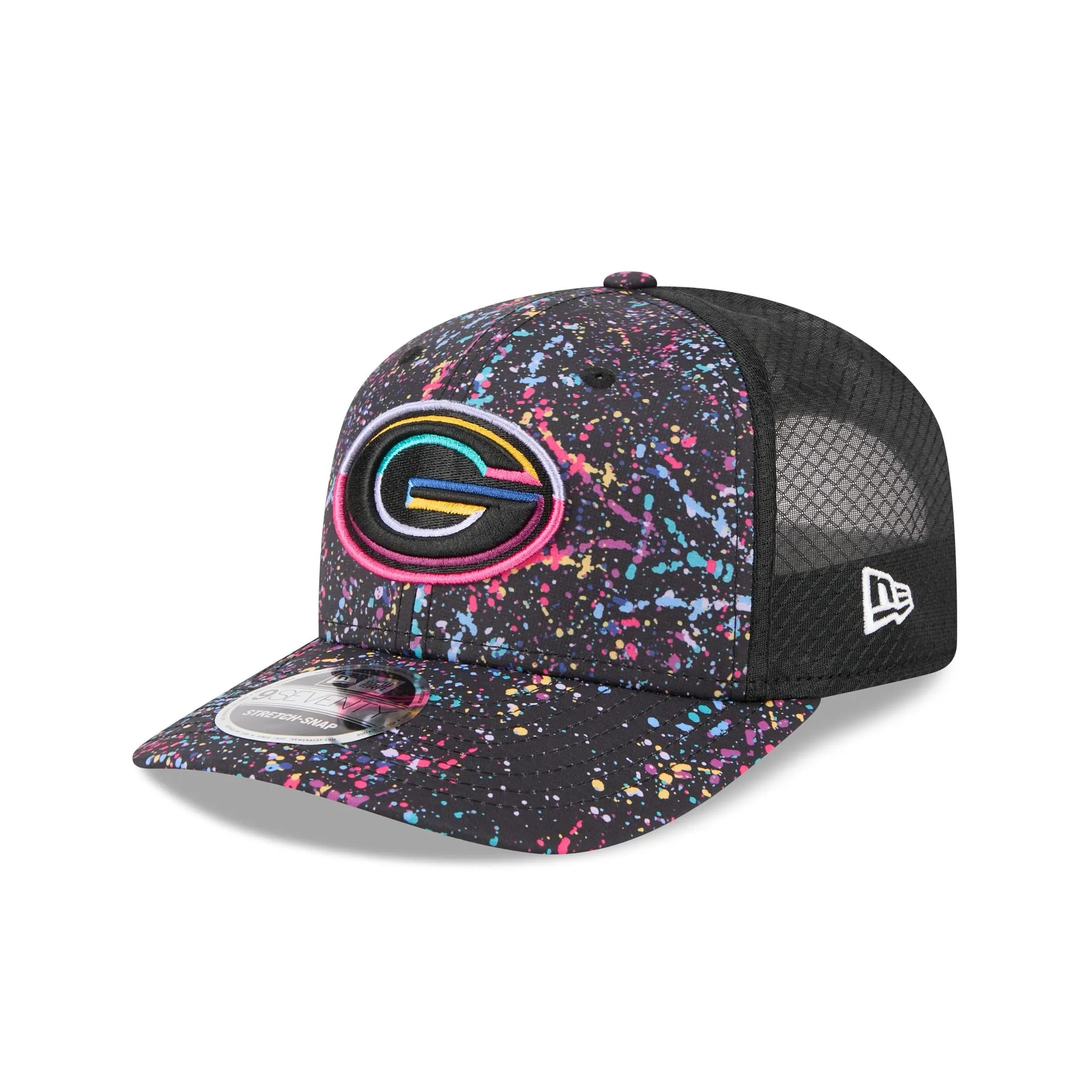 Green Bay Packers 2025 Crucial Catch 9SEVENTY Trucker Hat sold by New Era product image thumbnail 3