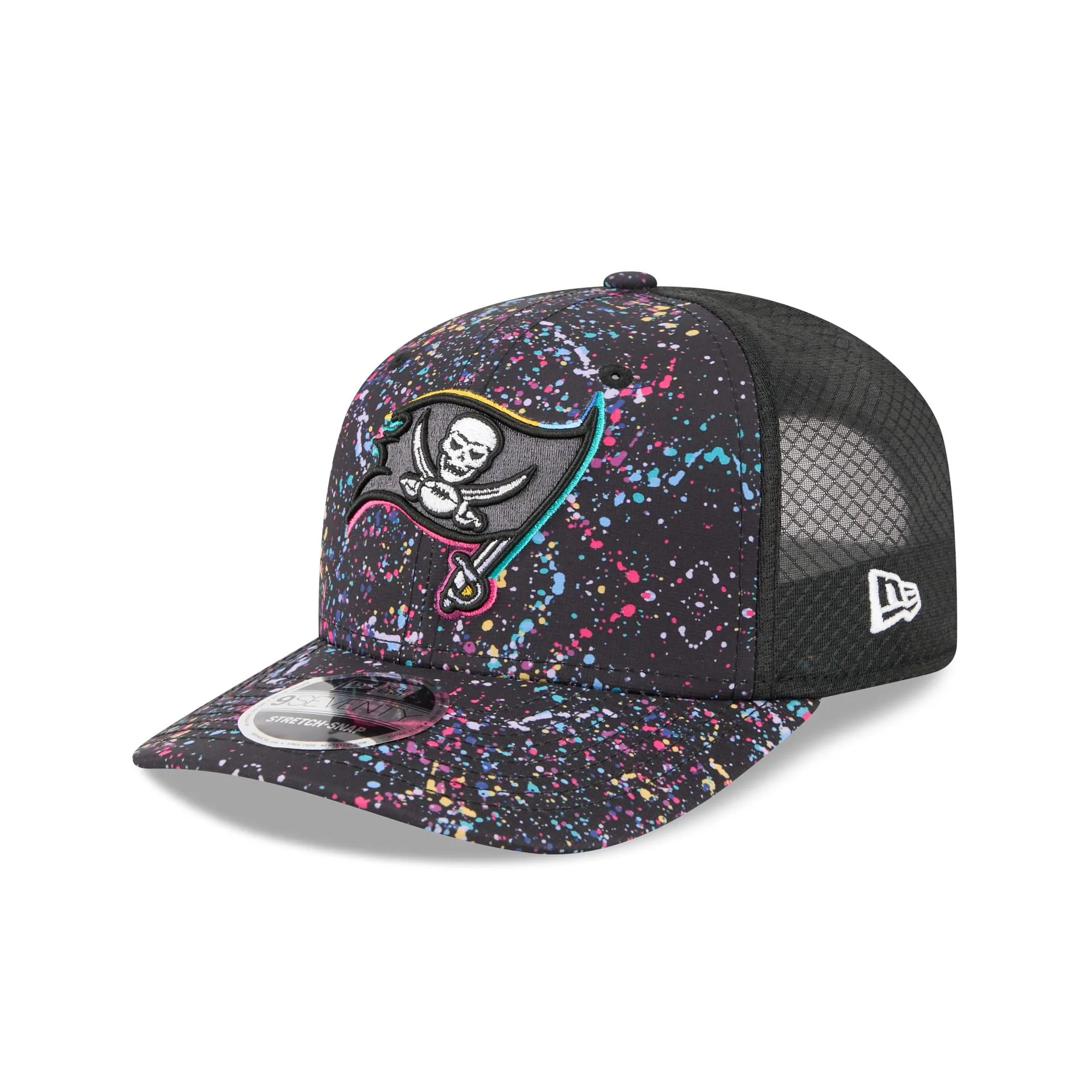 Tampa Bay Buccaneers 2025 Crucial Catch 9SEVENTY Trucker Hat sold by New Era product image thumbnail 3