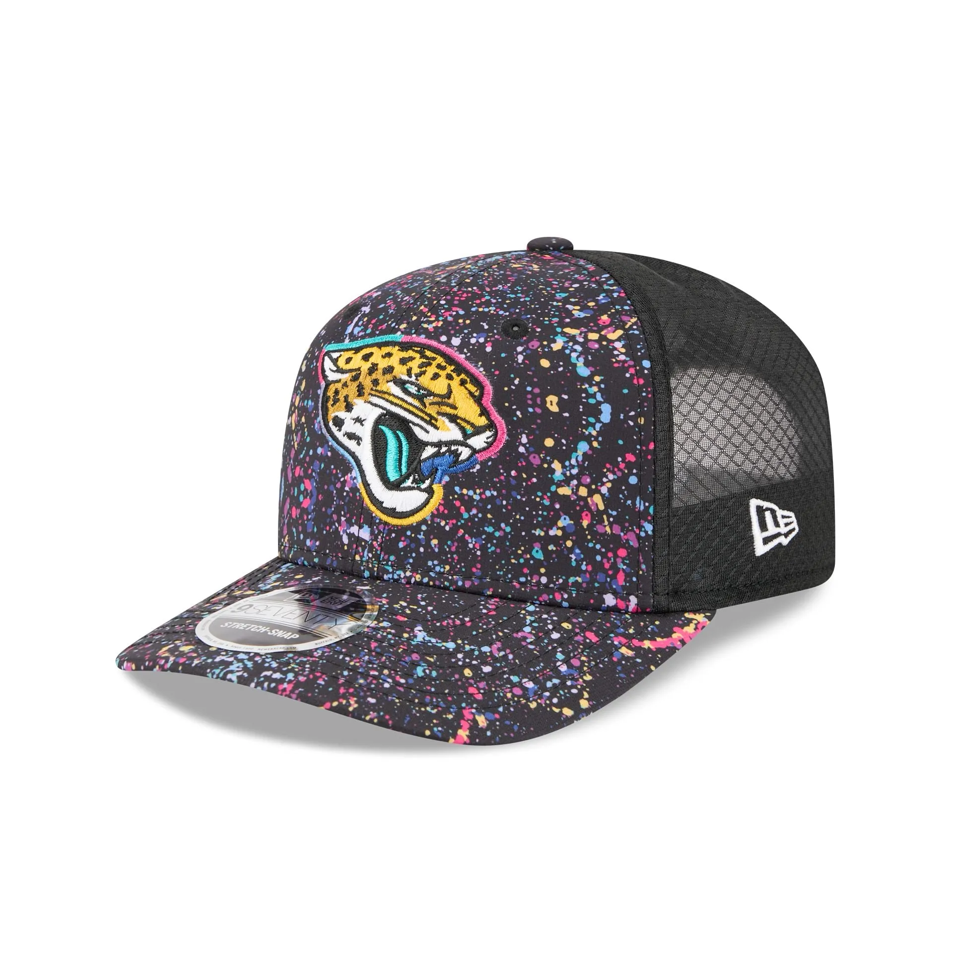 Jacksonville Jaguars 2025 Crucial Catch 9SEVENTY Trucker Hat sold by New Era product image thumbnail 3