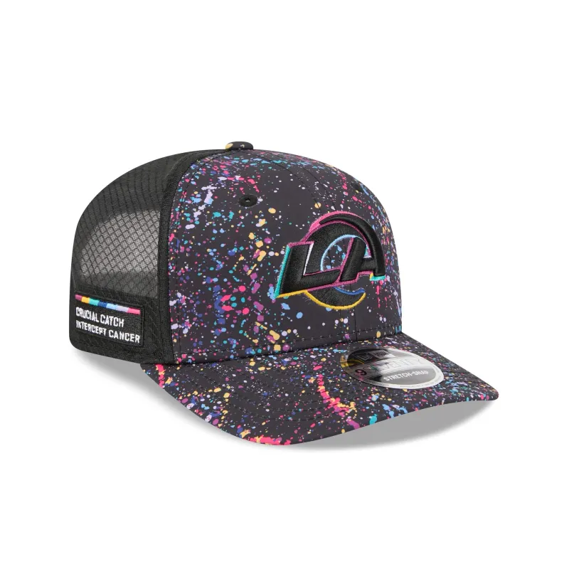 Los Angeles Rams 2025 Crucial Catch 9SEVENTY Trucker Hat sold by New Era