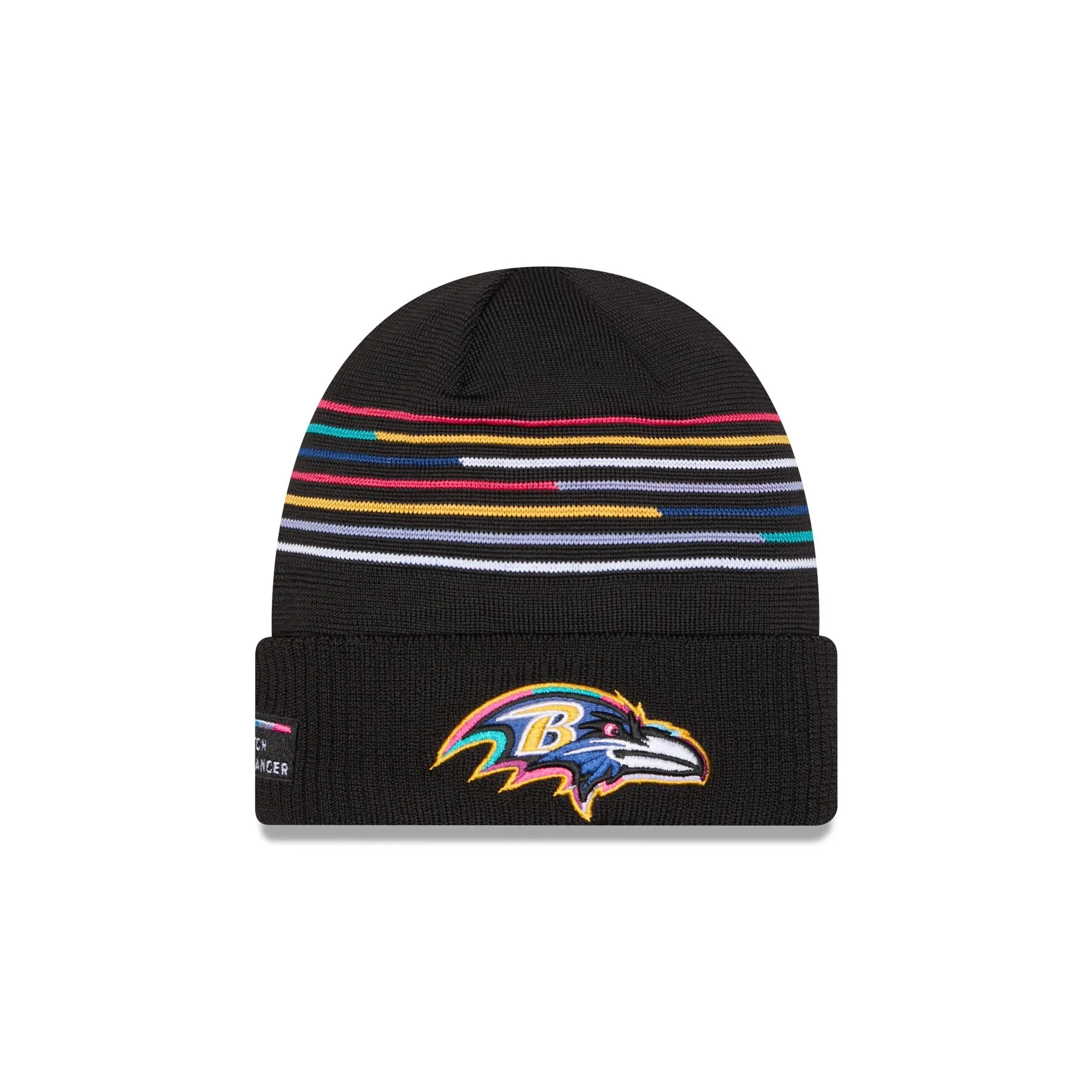 Baltimore Ravens 2025 Crucial Catch Cuff Knit Hat sold by New Era