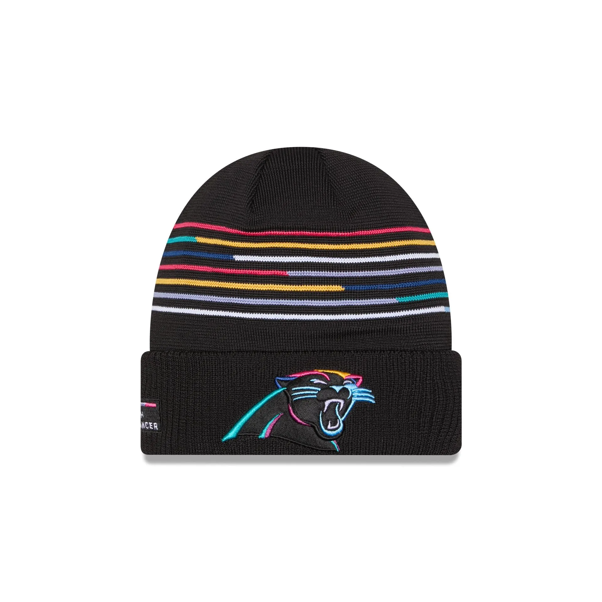 Carolina Panthers 2025 Crucial Catch Cuff Knit Hat sold by New Era