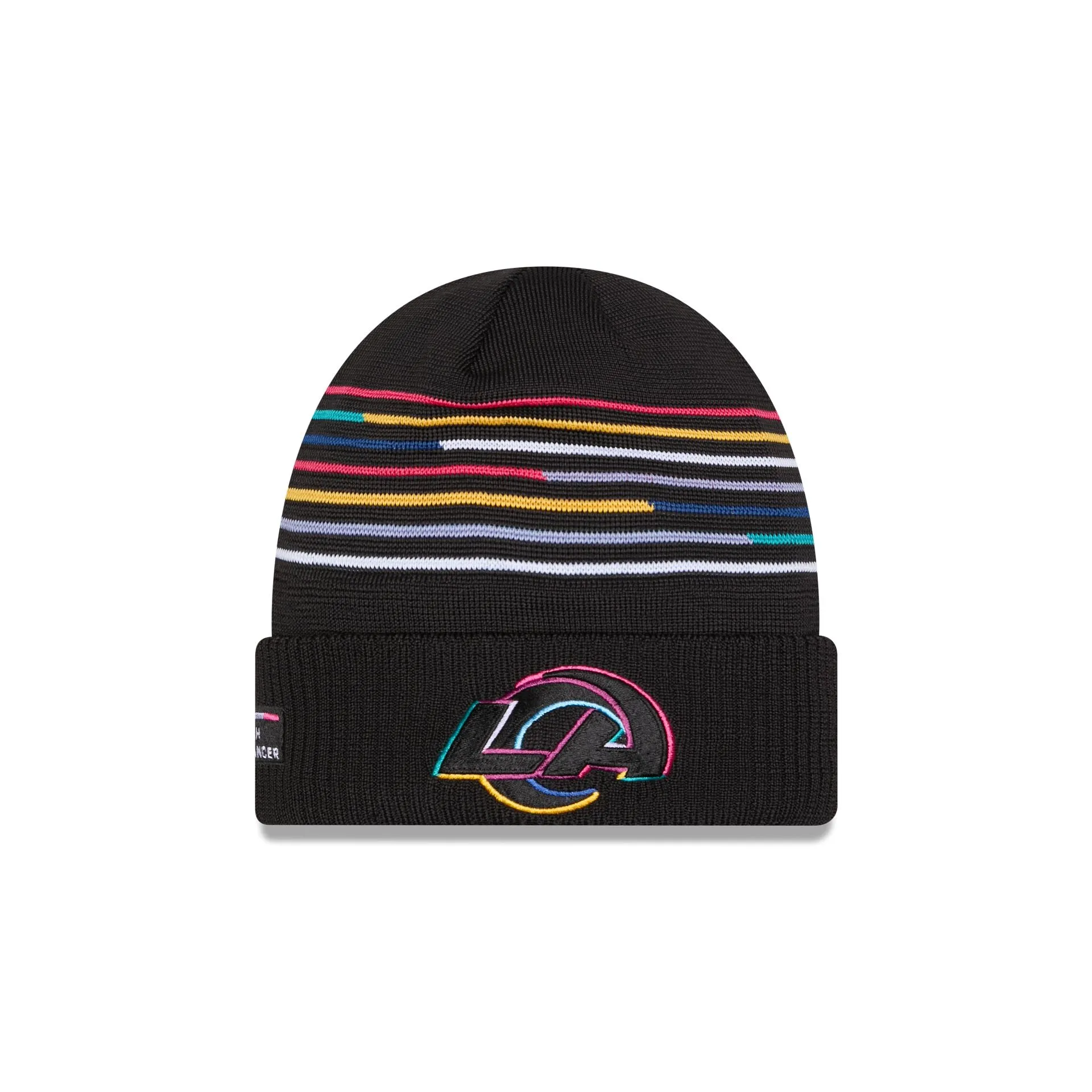 Los Angeles Rams 2025 Crucial Catch Cuff Knit Hat sold by New Era