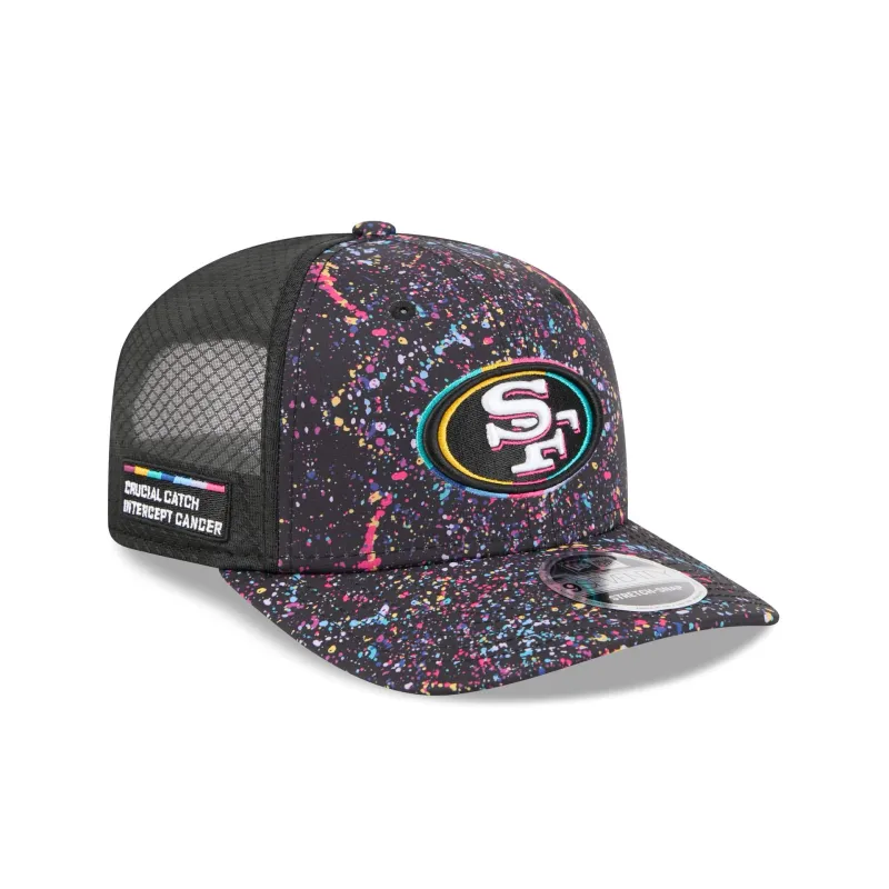 San Francisco 49ers 2025 Crucial Catch 9SEVENTY Trucker Hat sold by New Era