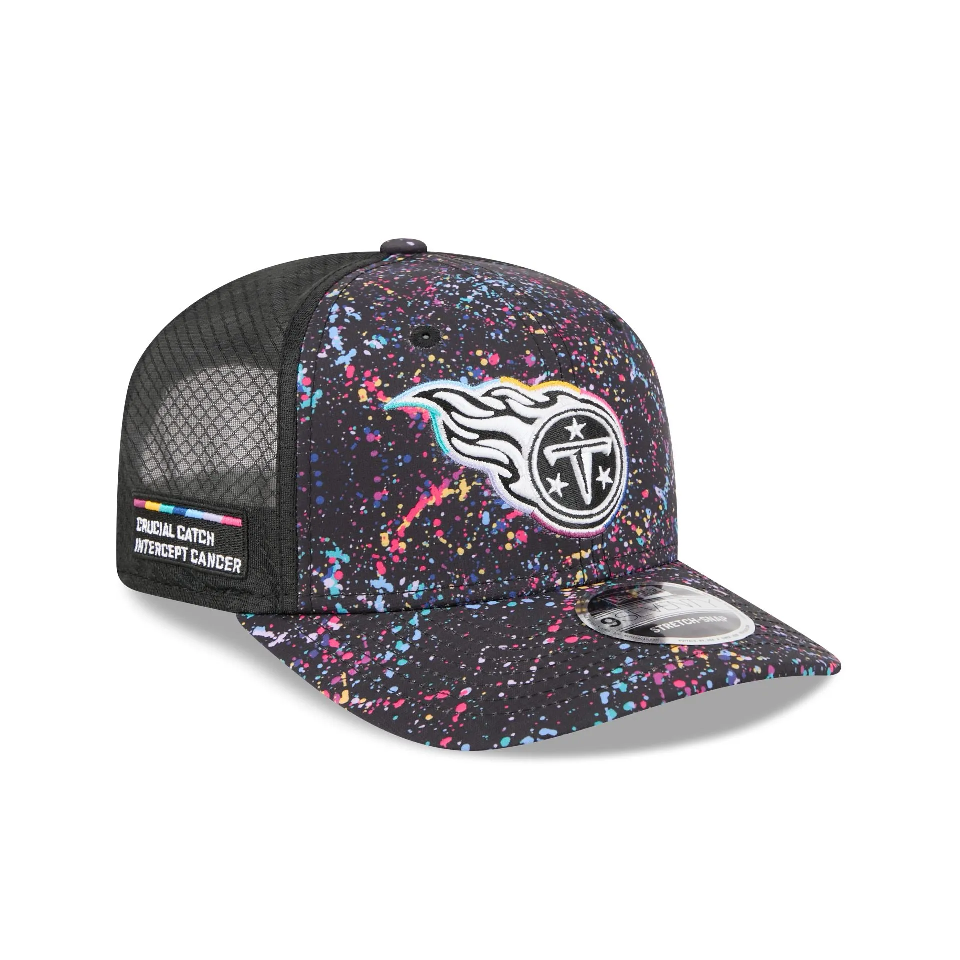 Tennessee Titans 2025 Crucial Catch 9SEVENTY Trucker Hat sold by New Era