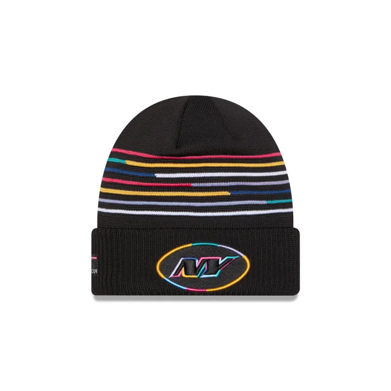 New York Jets 2025 Crucial Catch Cuff Knit Hat sold by New Era