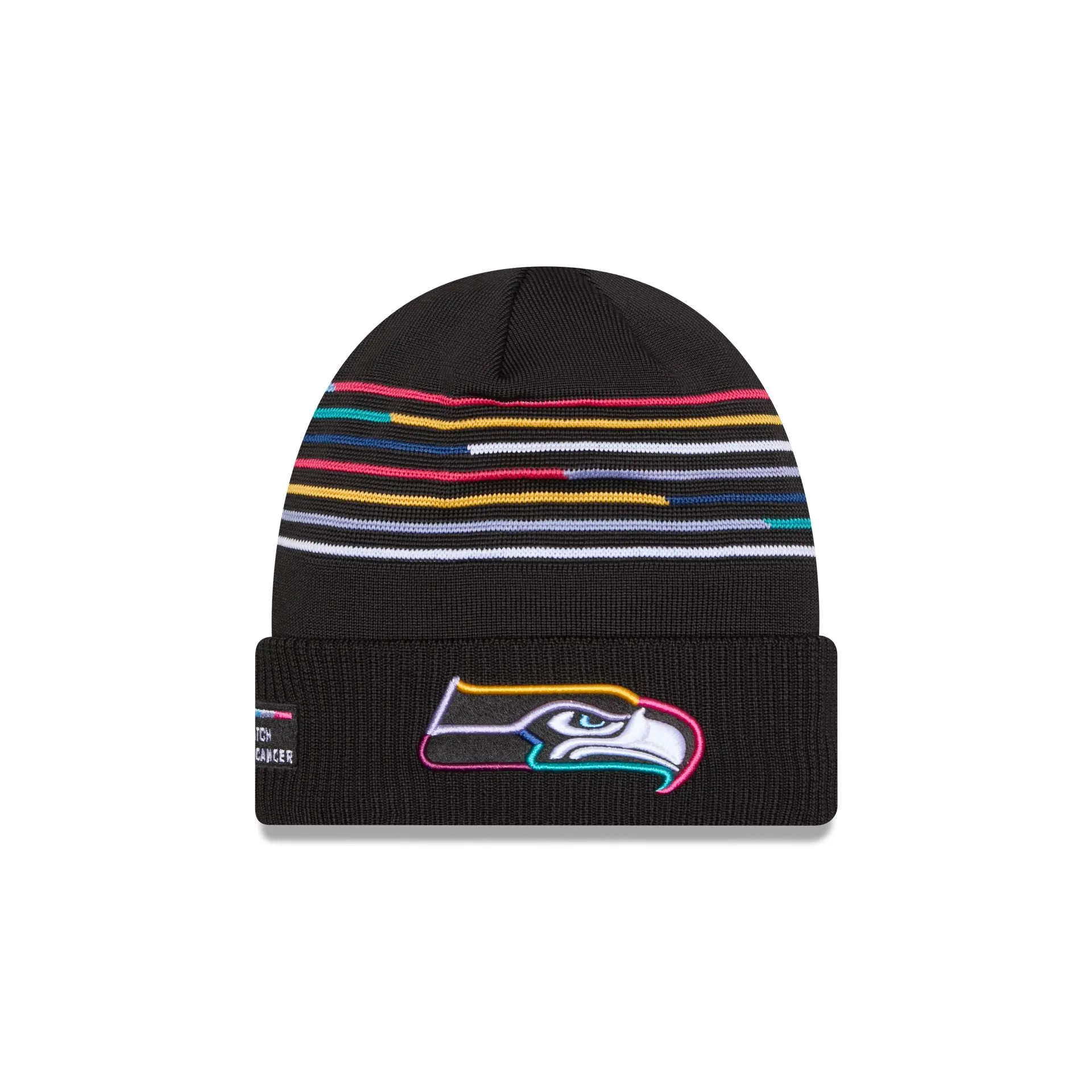 Seattle Seahawks 2025 Crucial Catch Cuff Knit Hat sold by New Era