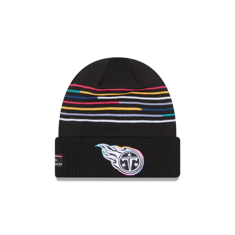 Tennessee Titans 2025 Crucial Catch Cuff Knit Hat sold by New Era